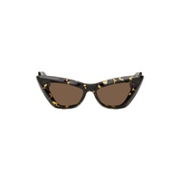 Tortoiseshell Pointed Cat Eye Sunglasses 241798F005033