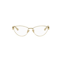Gold Turn Cat Eye Glasses 231798M133003