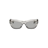 Gray Cat Eye Sunglasses 241798F005021