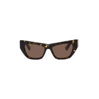 Tortoiseshell Rectangular Sunglasses 231798F005004