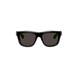 Black   Green Square Sunglasses 232798F005020