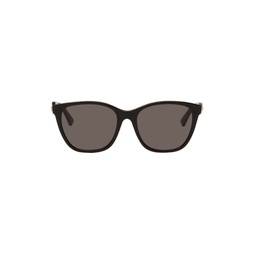 Black Acetate Square Sunglasses 222798F005008