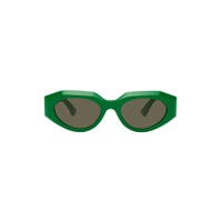 Green Facet Sunglasses 231798M134002