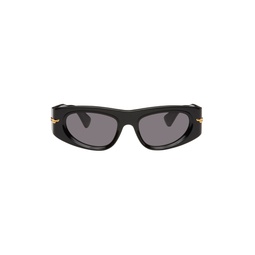 Black Oval Sunglasses 232798M134040