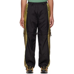 Green Thermo Heat Zip Off Trousers 231266M191000