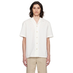 Off White Relaxed Shirt 241959M192002