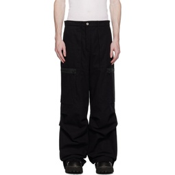 Black Uniform Cargo Pants 232355M188003