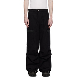 Black Uniform Cargo Pants 232355M188003