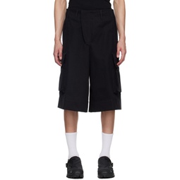 SSENSE Exclusive Black Pocket Shorts 241355M193001