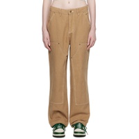 Brown Work Trousers 232888F087003