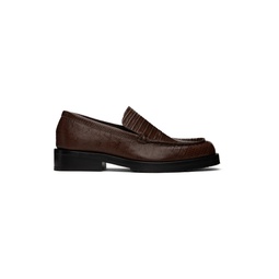 SSENSE Exclusive Brown Rafael Loafers 231289F121010