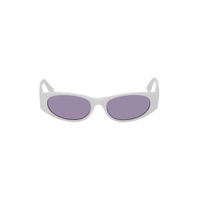White Rodeo Sunglasses 231289F005014