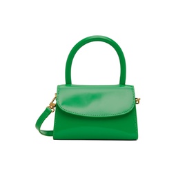 Green Mini Leather Top Handle Bag 221289F046005