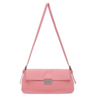 Pink Grained Matilda Shoulder Bag 221289F048040