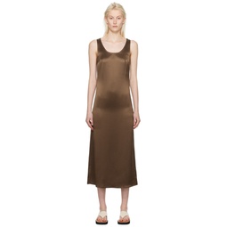 Brown Jerrica Midi Dress 241295F054002