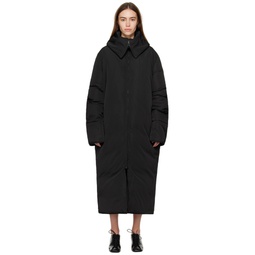 Black Claryfame Down Coat 222295F061010