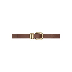 Brown Zoira Leather Belt 241295F001003