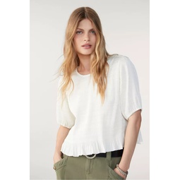 Kaby Frilly Short-Sleeve T-Shirt