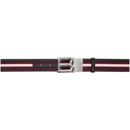 Black & Red B Bold Reversible Belt 241938M131002