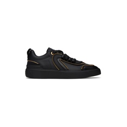 Black B Skate Zip Sneakers 231251M237038