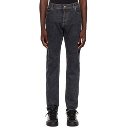 Black Distressed Jeans 231251M186000