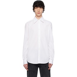 White Embroidered Shirt 241251M192004