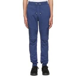 Blue Cotton Lounge Pants 221251M190016