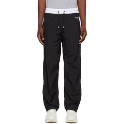 Black Nylon Lounge Pants 221251M190013