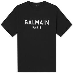 Balmain Paris Logo T-Shirt Black & White