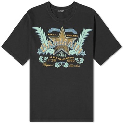 Balmain Western Print T-Shirt Black