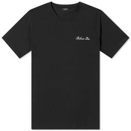 Balmain Signature Logo T-Shirt Black & White