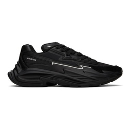Black Run-Row Sneakers 241251M237032