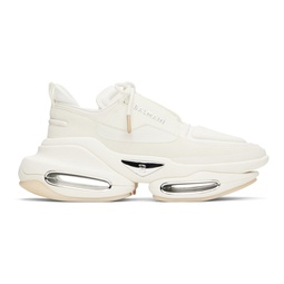 White B-Bold Sneakers 241251M237000