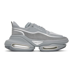 Gray B-Bold Sneakers 231251M237054