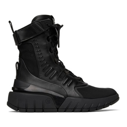 Black B-Army High-Top Sneakers 212251M236001