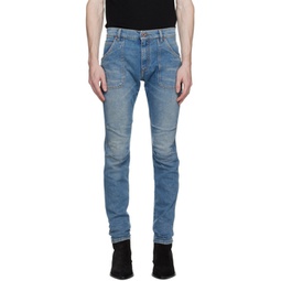 Blue Slim-Fit Jeans 232251M186003