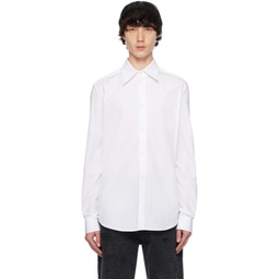 White Embroidered Shirt 241251M192004