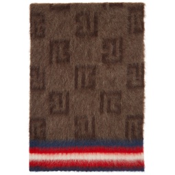 Brown Monogram Scarf 232251M150004