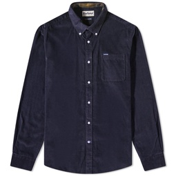 Barbour Ramsey Tailored Cord Shirt Navy