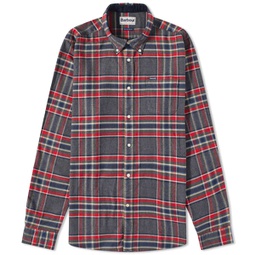 Barbour Portdown Tailored Shirt Grey Marl