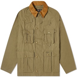 Barbour Heritage + Modified Transport Casual Jacket Dusky Green