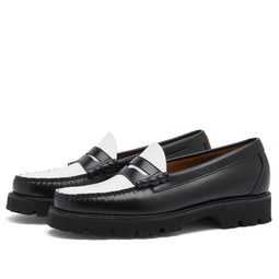 Bass Weejuns Larson 90s Loafer Black & White Leather