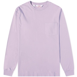 Battenwear Long Sleeve Pocket T-Shirt Lavender