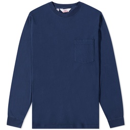 Battenwear Long Sleeve Pocket T-Shirt Navy