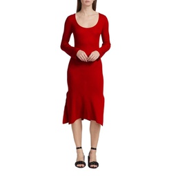 Cecily Rib Knit Midi Dress
