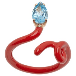 Red Baby Vine Tendril Ring 241172F024011