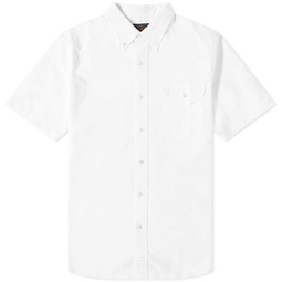 Beams Plus BD Short Sleeve Oxford Shirt White
