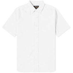 Beams Plus BD Short Sleeve Oxford COOLMAX Shirt White