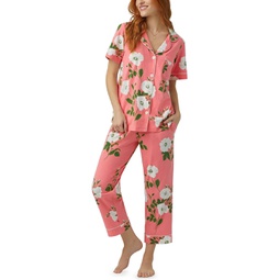 Womens Bedhead PJs Short Sleeve Cropped PJ Set