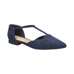 Womens Darby T-Strap Flats